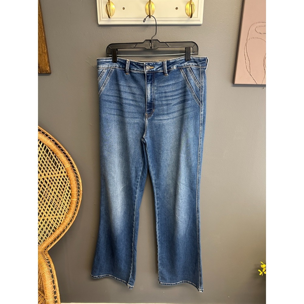 KanCan Womens Size 15/31 Tall Bootcut Jeans Blue Denim Medium Wash High Waist
